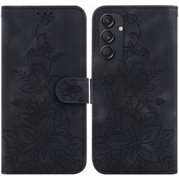Mobigear Clover Samsung Galaxy M55 Étui Portefeuille - Noir