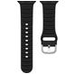 Mobigear Bumpy Bracelet Silicone Apple Watch Fermeture boucle ardillon - 49/46/45/44 mm - Noir