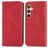 Mobigear Retro Slim Housse Samsung Galaxy S25 Etui Porte-Monnaie - Rouge