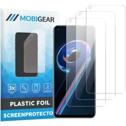 Mobigear Realme 9 Pro Protection d'écran Film - Compatible coque (Lot de 3)