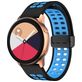 Mobigear Sport Plus Mag Bracelet Silicone Smartwatch Fermeture magnétique - Connexion universelle de 22 mm - Noir / Bleu