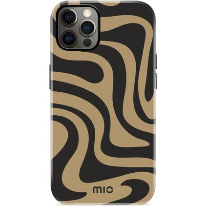 MIO Coque iPhone 12 MagSafe Coque arrière Rigide - Swirl