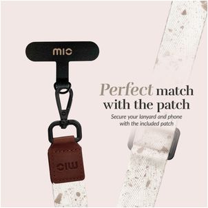 MIO Lanyard - Cordon de téléphone universel ajustable - Soft Terrazzo