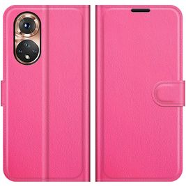Mobigear Classic Housse HONOR 50 Etui Porte-Monnaie - Magenta