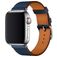 Mobigear Torino Bracelet Cuir Apple Watch Fermeture boucle ardillon - 49/46/45/44 mm - Dark Blue
