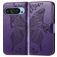Mobigear Butterfly Housse Google Pixel 9 Etui Porte-Monnaie - Dark Purple