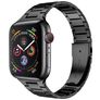 Mobigear Lissabon Bracelet Acier Apple Watch Fermeture boucle déployante - 49/46/45/44 mm - Noir