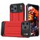 Mobigear Outdoor Coque iPhone 17 Pro Max Coque arrière Rigide Anti-Chocs - Rouge