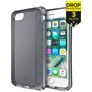 ITSkins SpectrumClear Coque iPhone 8 Coque arrière en TPU Souple Anti-Chocs - Smoke