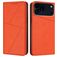 Mobigear Frosted Flip Housse iPhone 17 Pro Max Etui Porte-Monnaie - Orange