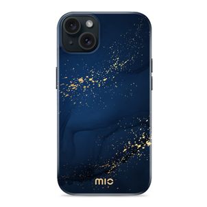 MIO Coque iPhone 15 MagSafe Coque arrière Rigide - Midnight Sparkle