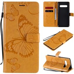 Mobigear Butterfly Housse LG V60 ThinQ Etui Porte-Monnaie - Cognac