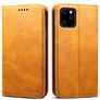 Suteni Art iPhone 11 Étui Portefeuille - Cognac