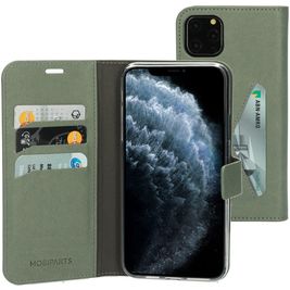 Mobiparts Classic Wallet Housse iPhone 11 Pro Max Etui Porte-Monnaie - Stone Green