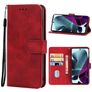 Mobigear Wallet Housse Motorola Edge S30 Etui Porte-Monnaie - Rouge