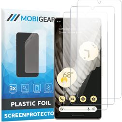 Mobigear Google Pixel 7a Protection d'écran Film - Compatible coque (Lot de 3)