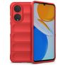 Mobigear Bumpy Coque HONOR X7 Coque arrière en TPU Souple - Rouge