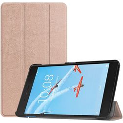 Mobigear Tri-Fold Coque Lenovo Tab E7 Etui - Rose doré