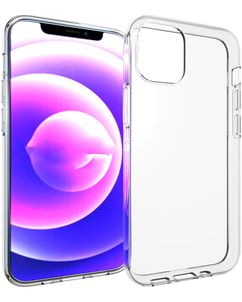 Mobigear Basics Coque Transparente iPhone 13 Mini Coque arrière en TPU Souple - Transparent