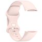 Mobigear Sport Dual Bracelet Silicone Fitbit Charge 5 Fermeture à clou et passant - Sand Pink