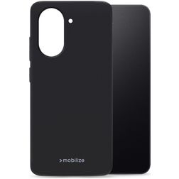 Mobilize Rubber Gelly Coque Xiaomi Redmi A7 Pro Coque arrière en TPU Souple - Noir