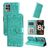 Mobigear Sunflower Housse Realme Narzo 50 4G Etui Porte-Monnaie - Vert