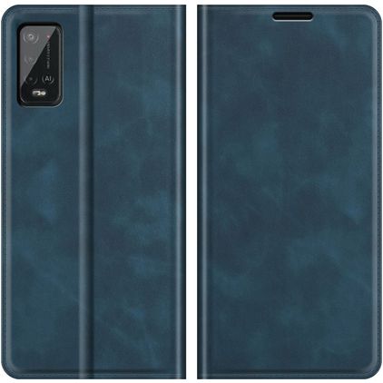 Mobigear Retro Slim Housse Wiko Power U20 Etui Porte-Monnaie - Bleu