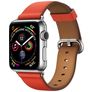Mobigear Roma Bracelet Cuir Apple Watch Fermeture boucle ardillon - 42/41/40/38 mm - Orange