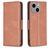 Mobigear Excellent Housse iPhone 15 Plus Etui Porte-Monnaie - Marron