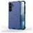 Mobigear Honeycomb Coque Samsung Galaxy S24 Coque arrière Rigide Anti-Chocs - Bleu