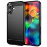 Mobigear Brushed Slim Coque iPhone 17 Coque arrière en TPU Souple - Noir