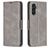 Mobigear Excellent Housse Samsung Galaxy A35 Etui Porte-Monnaie - Gris