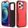 Mobigear Ultra Tough Coque iPhone 15 Pro Coque arrière Rigide Anti-Chocs - Rouge