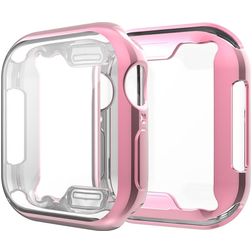 Mobigear Royal Coque Apple Watch - 40 mm Thin Coque en en TPU Souple - Rose