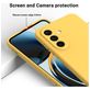 Mobigear Rubber Touch Coque Samsung Galaxy A56 Coque arrière en Silicone - Jaune