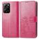 Mobigear Clover Housse POCO X5 Pro Etui Porte-Monnaie - Magenta
