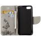 Mobigear Butterfly Housse iPhone SE (2020) Etui Porte-Monnaie - Gris