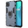 Mobigear Armor Ring Coque Realme C11 (2020) Coque arrière Rigide Anti-Chocs avec Anneau-Support - Bleu