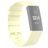 Mobigear Cross Bracelet Silicone Fitbit Charge 4 Fermeture boucle ardillon - Jaune