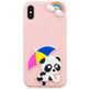 Mobigear Design Coque iPhone XS Max Coque arrière en TPU Souple - Rainbow Panda