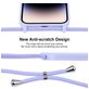 Mobigear Lanyard iPhone 15 Pro Coque avec cordon en Silicone - Violet