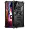 Mobigear Armor Stand Coque Samsung Galaxy S22 Ultra Coque arrière Rigide Anti-Chocs avec Support Amovible - Noir