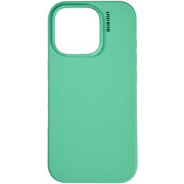Nudient Base Coque iPhone 16 Pro Max Coque arrière en Silicone - Mint Green