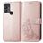 Mobigear Clover Housse TCL 305 Etui Porte-Monnaie - Rose doré