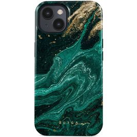 Burga Tough Coque iPhone 15 Coque arrière Rigide Anti-Chocs - Emerald Pool