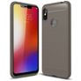 Mobigear Brushed Slim Coque Motorola One Power Coque arrière en TPU Souple - Gris