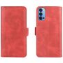 Mobigear Slim Magnet Housse OPPO Reno 4 Etui Porte-Monnaie - Rouge