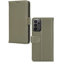 Mobilize Premium Gelly Wallet Housse Samsung Galaxy A23 Etui Porte-Monnaie - Vert