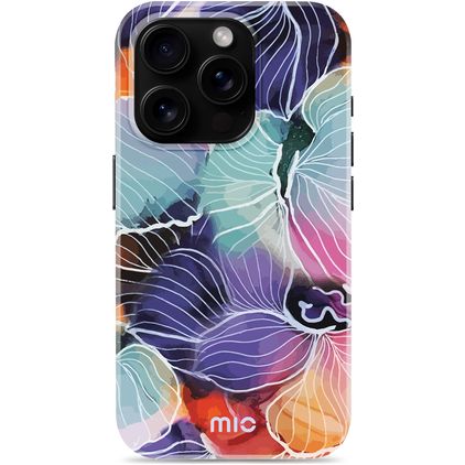 MIO iPhone 16 Pro MagSafe Plastique rigide Coque arrière - Flowers