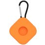 Mobigear Square Key Coque Apple AirTag Porte-clés en Silicone Souple - Orange